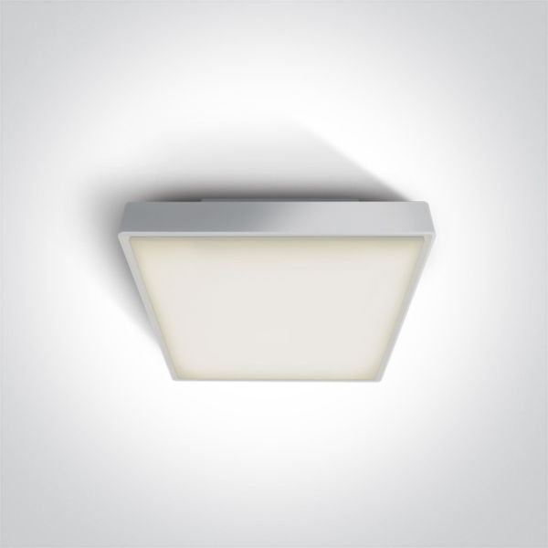 Стельовий світильник One Light 67282E/W The E27 Plafo Outdoor Range Square