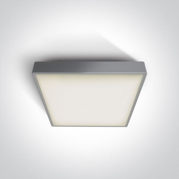 Стельовий світильник One Light 67282EA/G The E27 Plafo Outdoor Range Square