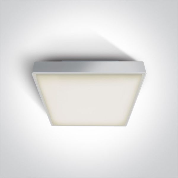 Стельовий світильник One Light 67282EA/W The E27 Plafo Outdoor Range Square