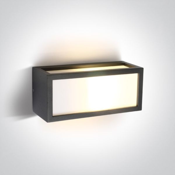Lampa ścienna One Light 67328/AN Outdoor E27 Square Die cast