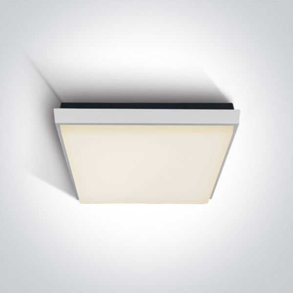 Plafon sufitowy One Light 67363A/W/W Outdoor Slim LED Plafo Die cast