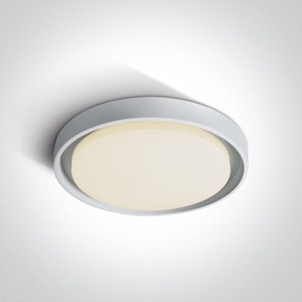 Стельовий світильник One Light 67384/W/W Outdoor Project LED Plafo Die cast