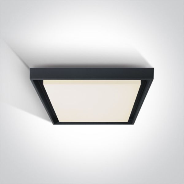 Стельовий світильник One Light 67384A/AN/W Outdoor Project LED Plafo Die cast