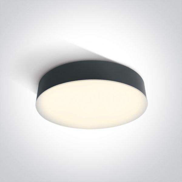 Plafon sufitowy One Light 67390/AN/W The IP65 Plafo Range