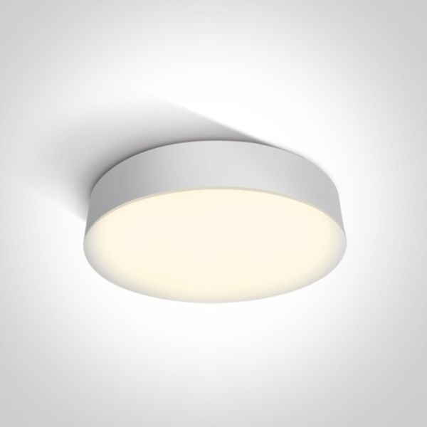 Plafon sufitowy One Light 67390/W/C The IP65 Plafo Range