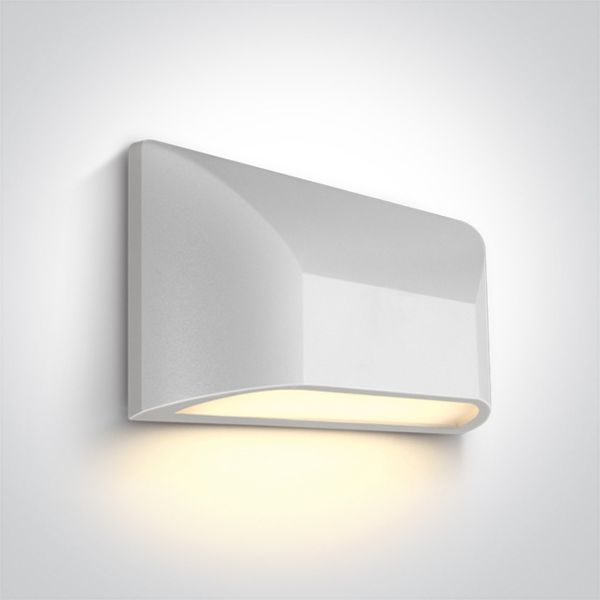 Lampa ścienna One Light 67396/W/W Down Illumination Wall Lights ABS + PC