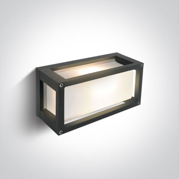 Lampa ścienna One Light 67420/AN Outdoor E27 Square Die cast