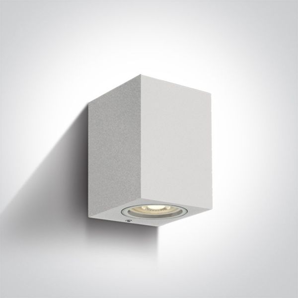 Lampa ścienna One Light 67426/W The GU10 Outdoor Cube Lights Die cast