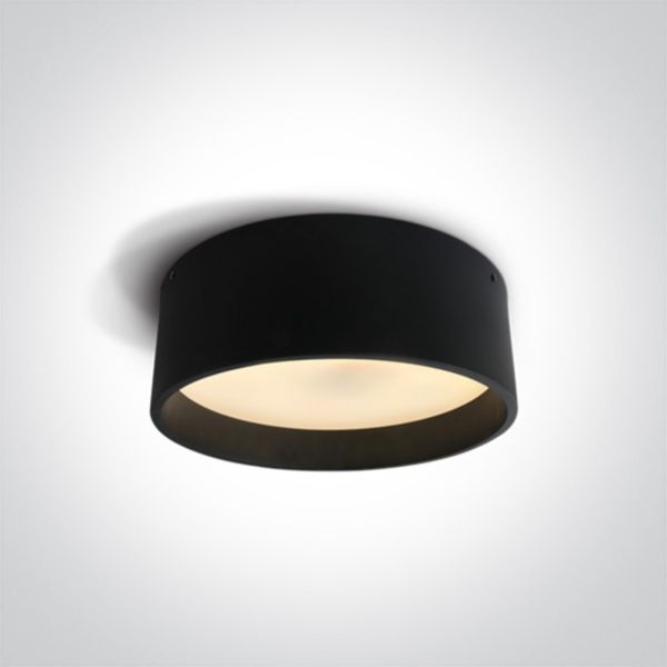 Стельовий світильник One Light 67438/B/W The LED Project Plafo Aluminium