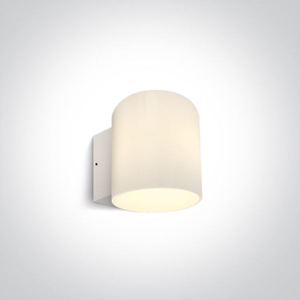 Lampa ścienna One Light 67468/W/W Outdoor Wall Lights Die cast