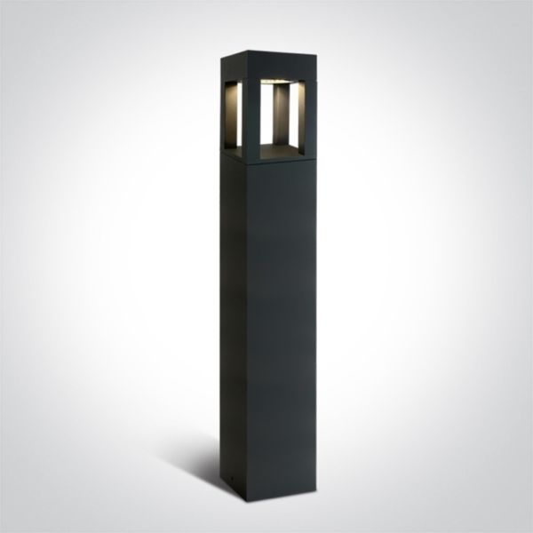 Lampa ogrodowa One Light 67506A/AN/W The Cage Light Bollards