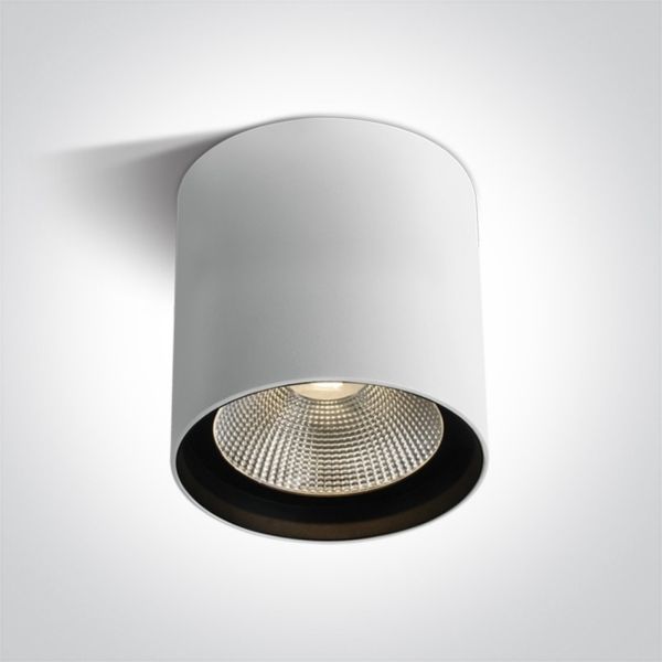 Oprawa punktówa One Light 67516C/W/W COB Outdoor Ceiling Cylinders