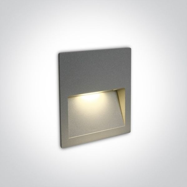 Lampa ścienna One Light 68068A/G/W Outdoor Dark Light Wall Recessed Die cast