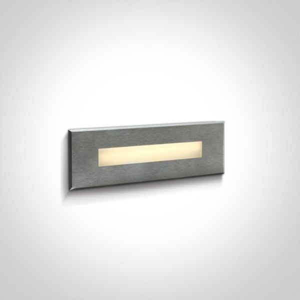 Настінний світильник One Light 68072B/W Wall Recessed Pro Range