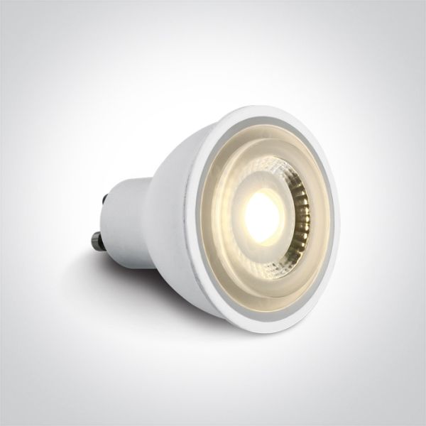 Лампа світлодіодна One Light 7306CGA/W потужністю 6W. Типорозмір — MR16 з цоколем GU10, температура кольору — 3000K
