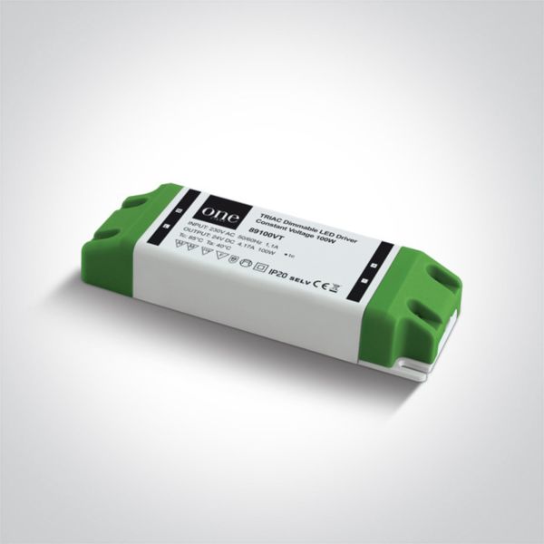 Блок живлення One Light 89100VT The 24V DC Range TRIAC Dimmable Constant Voltage