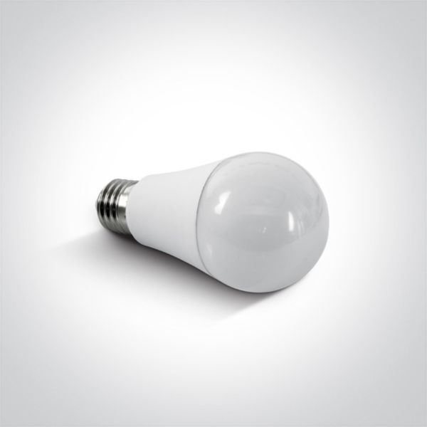 Żarówka ledowa One Light 9G10V/E moc 10W z serii Classic A60 Special Functions. Rozmiar — A60 z gwintem E27, temperatura barwowa — 2700K-4000K-6000K