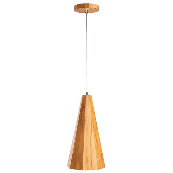 Lampa wisząca Quintiesse QN-ANGULAR-P-S-TEAK Accord Angular Angular Pendant Light Teak Veneer