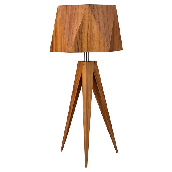 Настільна лампа Quintiesse QN-ANGULAR-TL-TEAK Accord Angular Angular Table Lamp Teak Veneer