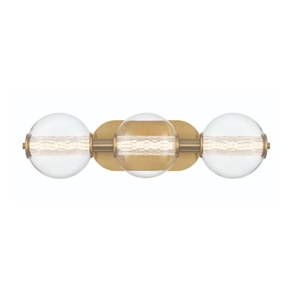 Kinkiet Quintiesse QN-ATOMO-3W-BG Eurofase Atomo Atomo 3 Lt Wall Light Gold