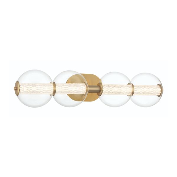 Kinkiet Quintiesse QN-ATOMO-4W-BG Eurofase Atomo Atomo 4 Lt Wall Light Gold