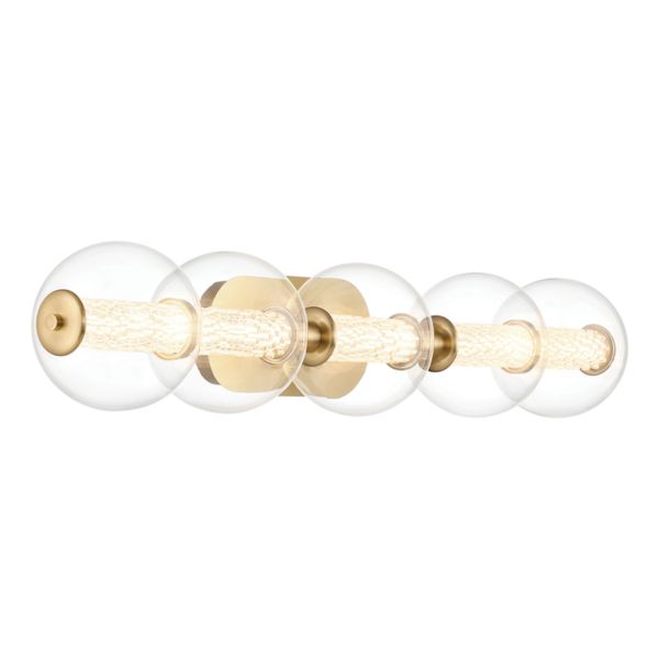 Kinkiet Quintiesse QN-ATOMO-5W-BG Eurofase Atomo Atomo 5 Lt Wall Light Gold