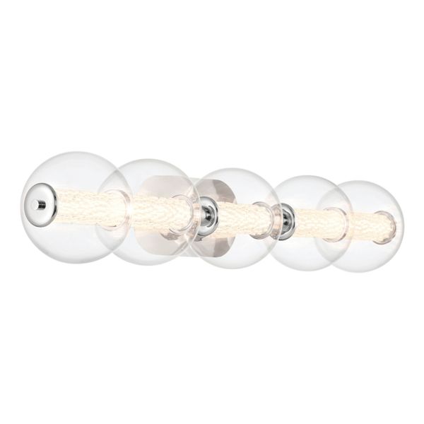 Kinkiet Quintiesse QN-ATOMO-5W-PC Eurofase Atomo Atomo 5 Lt Wall Light Polished Chrome