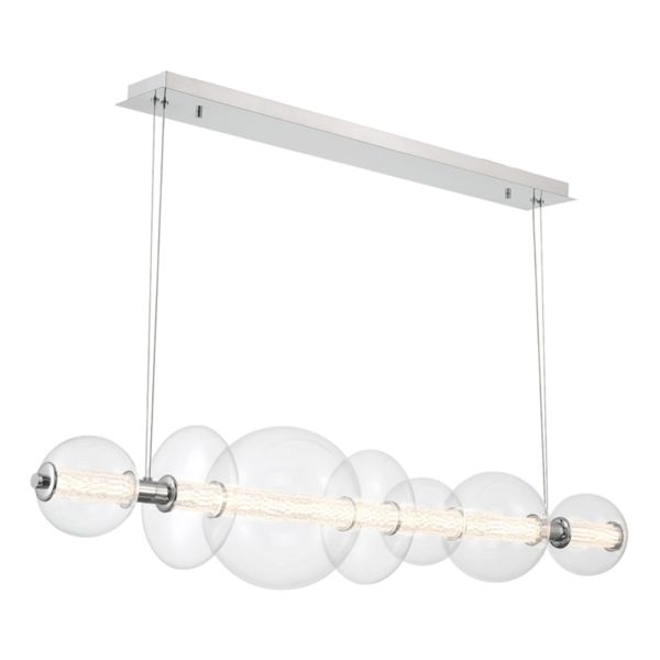 Lampa wisząca Quintiesse QN-ATOMO-LP7-PC Eurofase Atomo Atomo 7 Lt Linear Pendant Polished Chrome