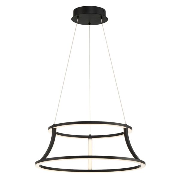 Підвісний світильник Quintiesse QN-CADOUX-P-BK Eurofase Cadoux Cadoux Pendant Chandelier Matte Black