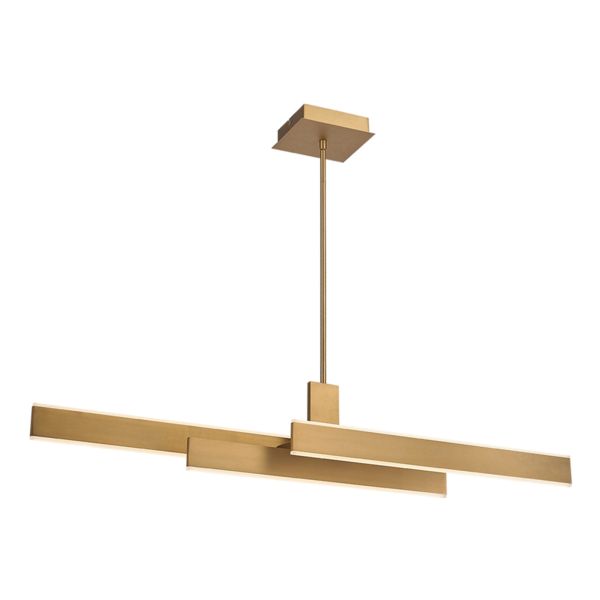 Підвісний світильник Quintiesse QN-CAMENO-LP-BG Eurofase Cameno Cameno Linear Pendant Matte Gold