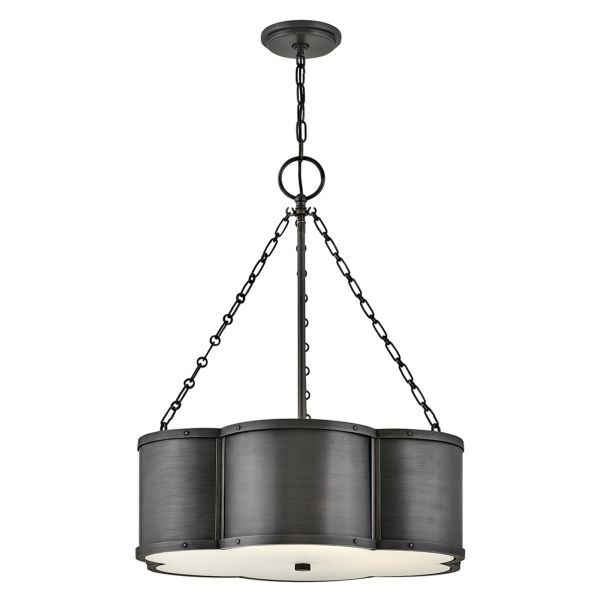 Підвісний світильник Quintiesse QN-CHANCE-3P-BLB Hinkley Chance Chance 3 lt Pendant Blackened Brass
