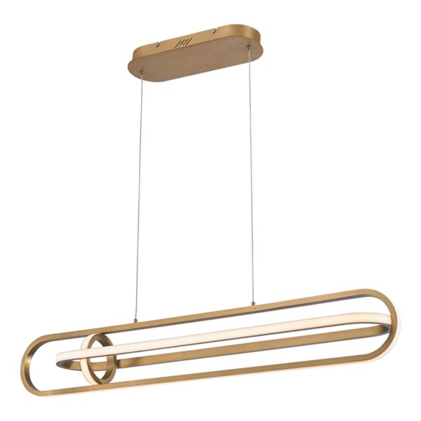 Люстра Quintiesse QN-DEMARK-LP-BG Eurofase Demark Demark Linear Pendant Matte Gold