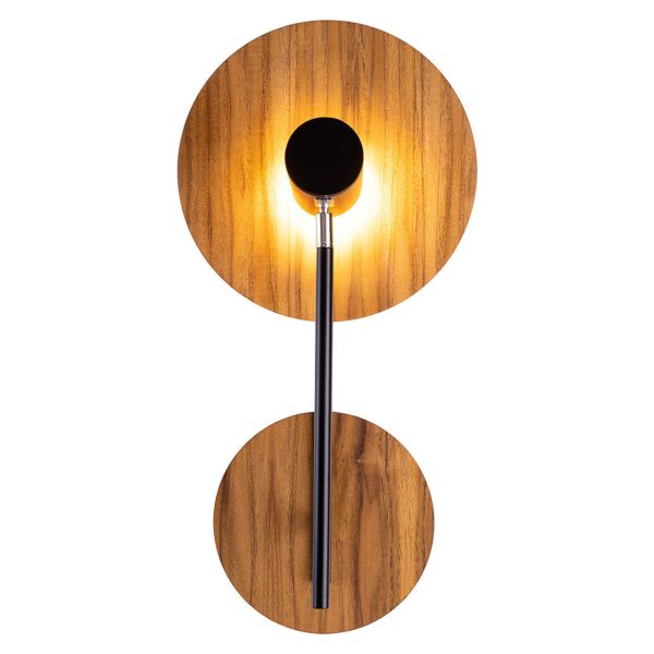 Бра Quintiesse QN-DOT-WB1-TEAK Accord Dot Dot Wall Light Teak Veneer