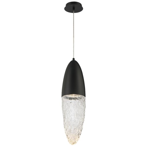 Lampa wisząca Quintiesse QN-ECROU-1P-BK Eurofase Ecrou Ecrou Pendant Matte Black