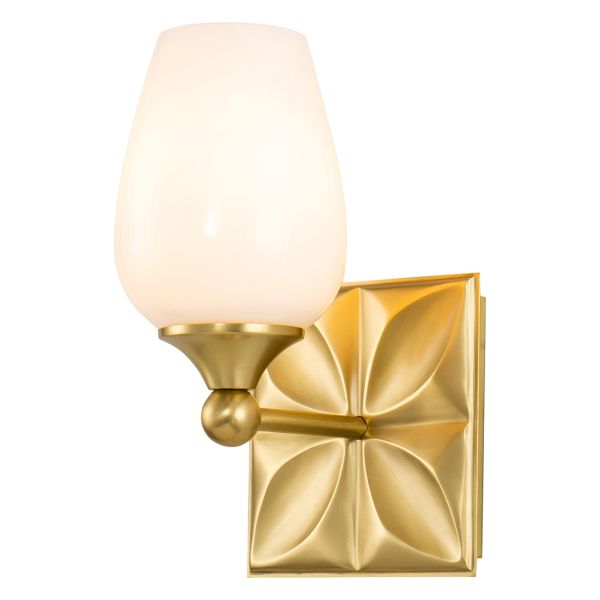Бра Quintiesse QN-EPSILON-1WB-AB-O Epsilon 1 lt Wall Light Aged Brass