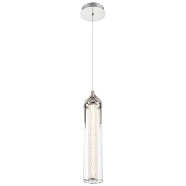 Lampa wisząca Quintiesse QN-ESPADA-1P-PC Eurofase Espada Espada Pendant Polished Chrome