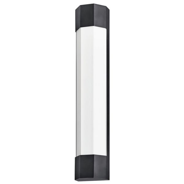 Oświetlenie lustra Quintiesse QN-FACET-LED3-BK-BATH Hinkley Facet Facet Large LED Wall Light Black