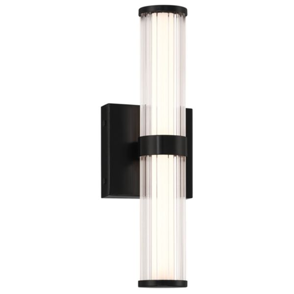 Kinkiet Quintiesse QN-FAYTON-S-BK Eurofase Fayton Fayton Small LED Wall Light Matte Black