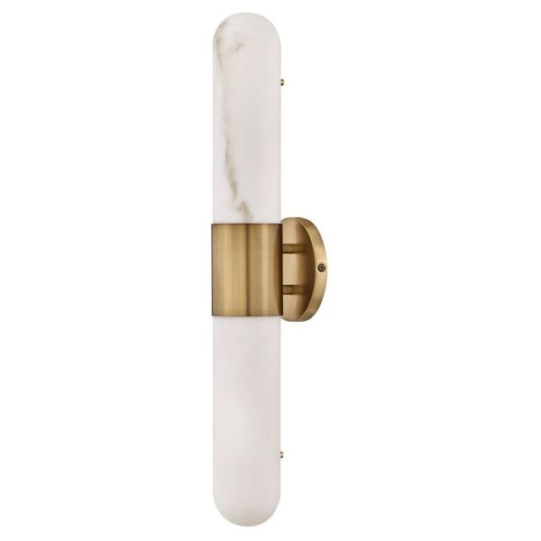 Kinkiet Quintiesse QN-IBIZA-L-HB Hinkley Ibiza Ibiza Large LED Wall Light Heritage Brass
