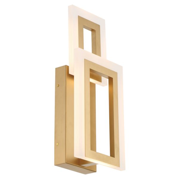 Бра Quintiesse QN-INIZIO-1W-BG Eurofase Inizio Inizio Wall Light Matte Gold