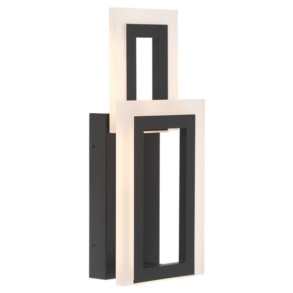 Kinkiet Quintiesse QN-INIZIO-1W-BK Eurofase Inizio Inizio Wall Light Matte Black