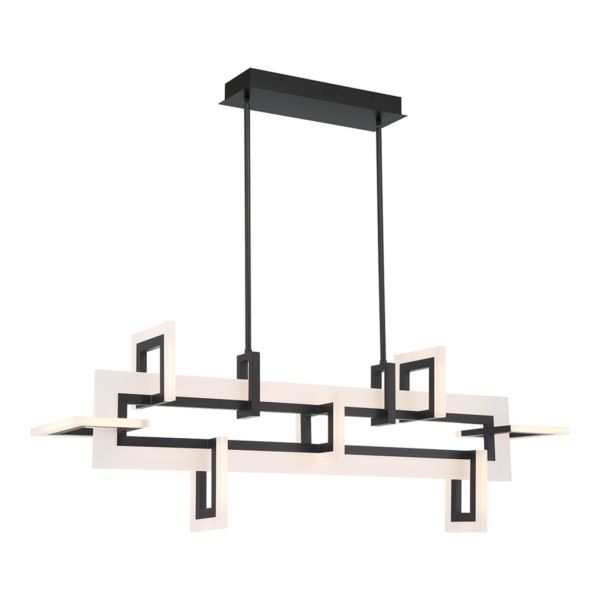 Żyrandol Quintiesse QN-INIZIO-LP-M-BK Eurofase Inizio Inizio Linear Pendant Medium Matte Black