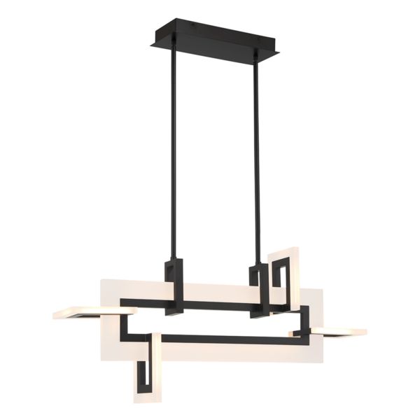 Люстра Quintiesse QN-INIZIO-LP-S-BK Eurofase Inizio Inizio Linear Pendant Small Matte Black