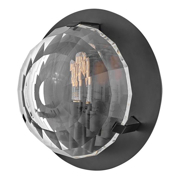Kinkiet Quintiesse QN-LEO-WB1-BK Hinkley Leo Leo 1 lt Wall Light Black