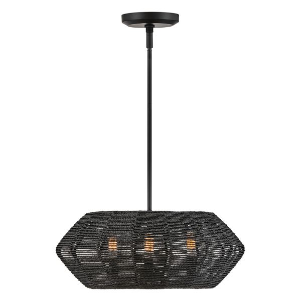 Lampa wisząca Quintiesse QN-LUCA-P-S-BK-BK Hinkley Luca