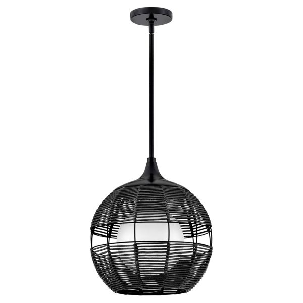 Lampa wisząca Quintiesse QN-MADDOX-P-S-BK-BK Hinkley Maddox