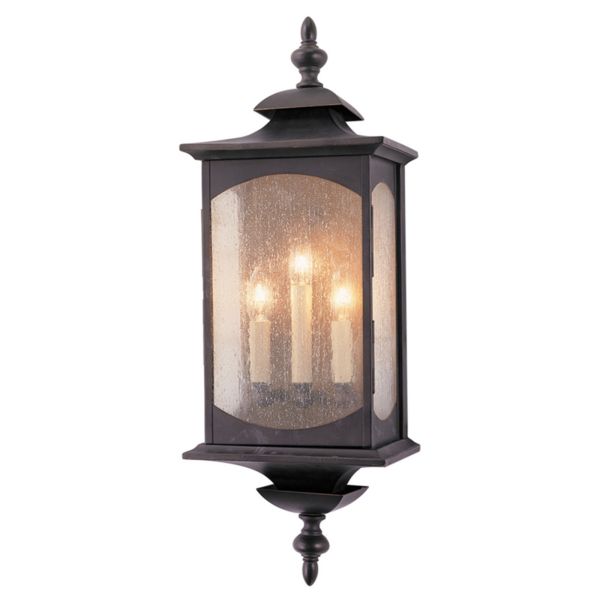 Бра Quintiesse QN-MARKET-SQUARE-L Feiss Market Square Market Square 3 Light Wall Light Oil Rubbed Bronze