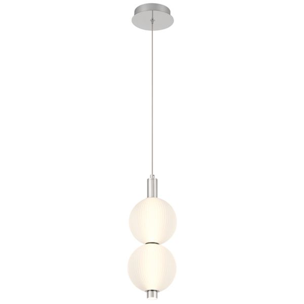 Lampa wisząca Quintiesse QN-PALMAS-2MP-PN Eurofase Palmas Palmas 1 Lt Mini Pendant Polished Nickel