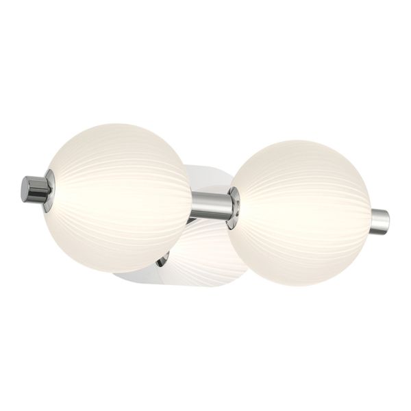 Kinkiet Quintiesse QN-PALMAS-2W-PN Eurofase Palmas Palmas 2 Lt Wall Light Polished Nickel