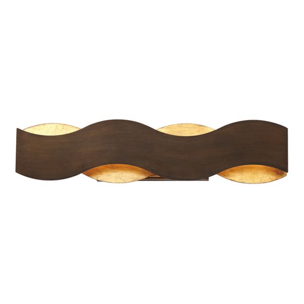Бра Quintiesse QN-VAUGHAN-1W-BRZ-GD Eurofase Vaughan Vaughan Wall Light Bronze and Gold